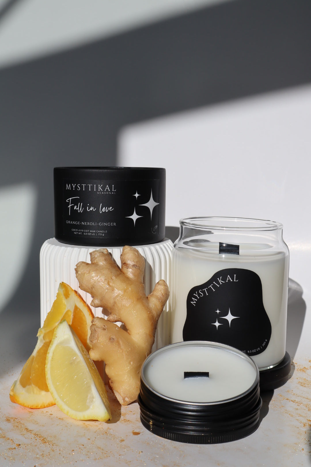 Zesty Ginger & Lemon Candle